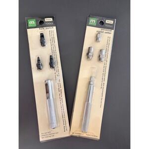Making Memories Hole Punch & Eyelet Setter Set OS‎ Silver Black